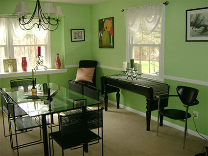 Green Dining Room Before