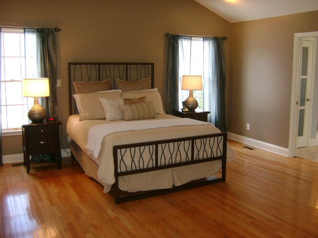 Wood Floor Bedroom After