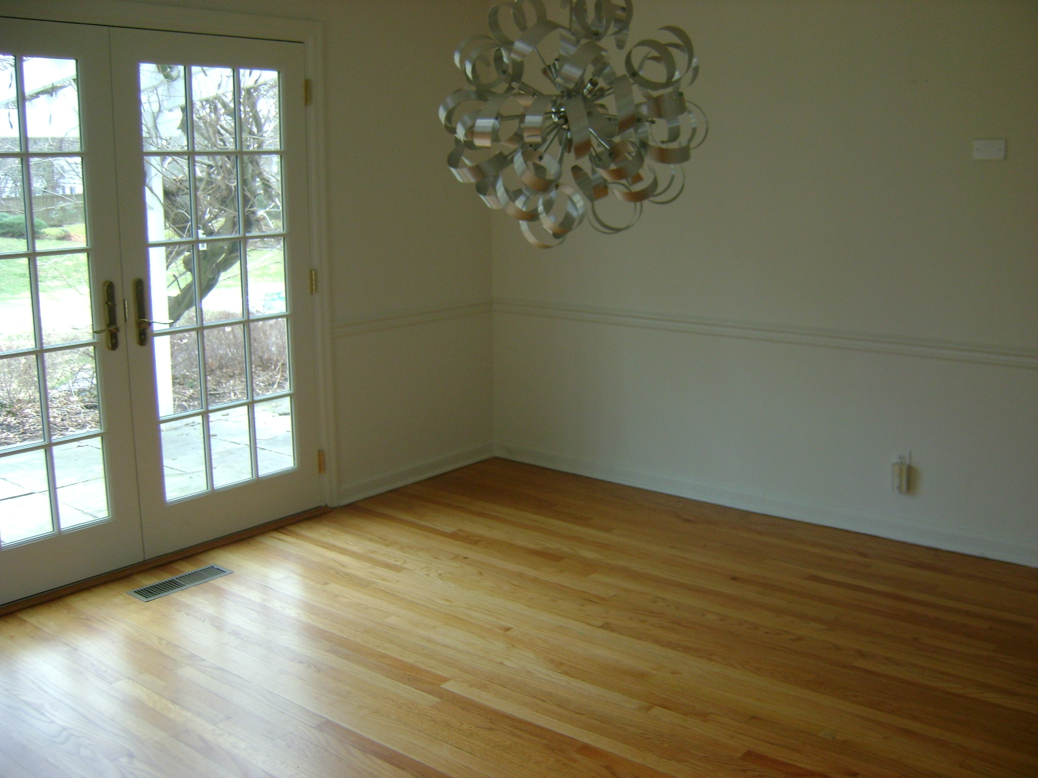 Dining Room with Chandelier - Before