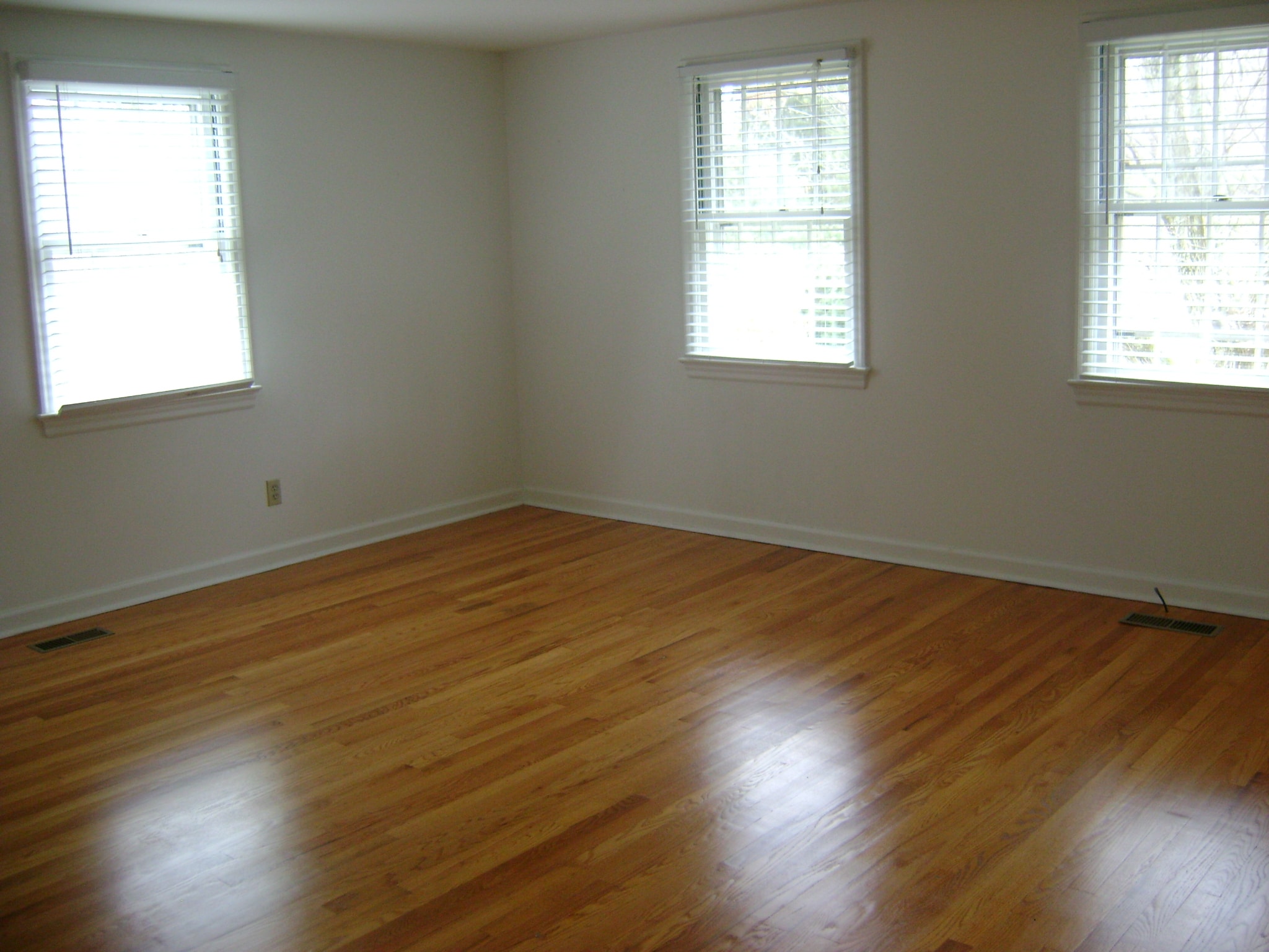 Bedroom with Three Windows - Before