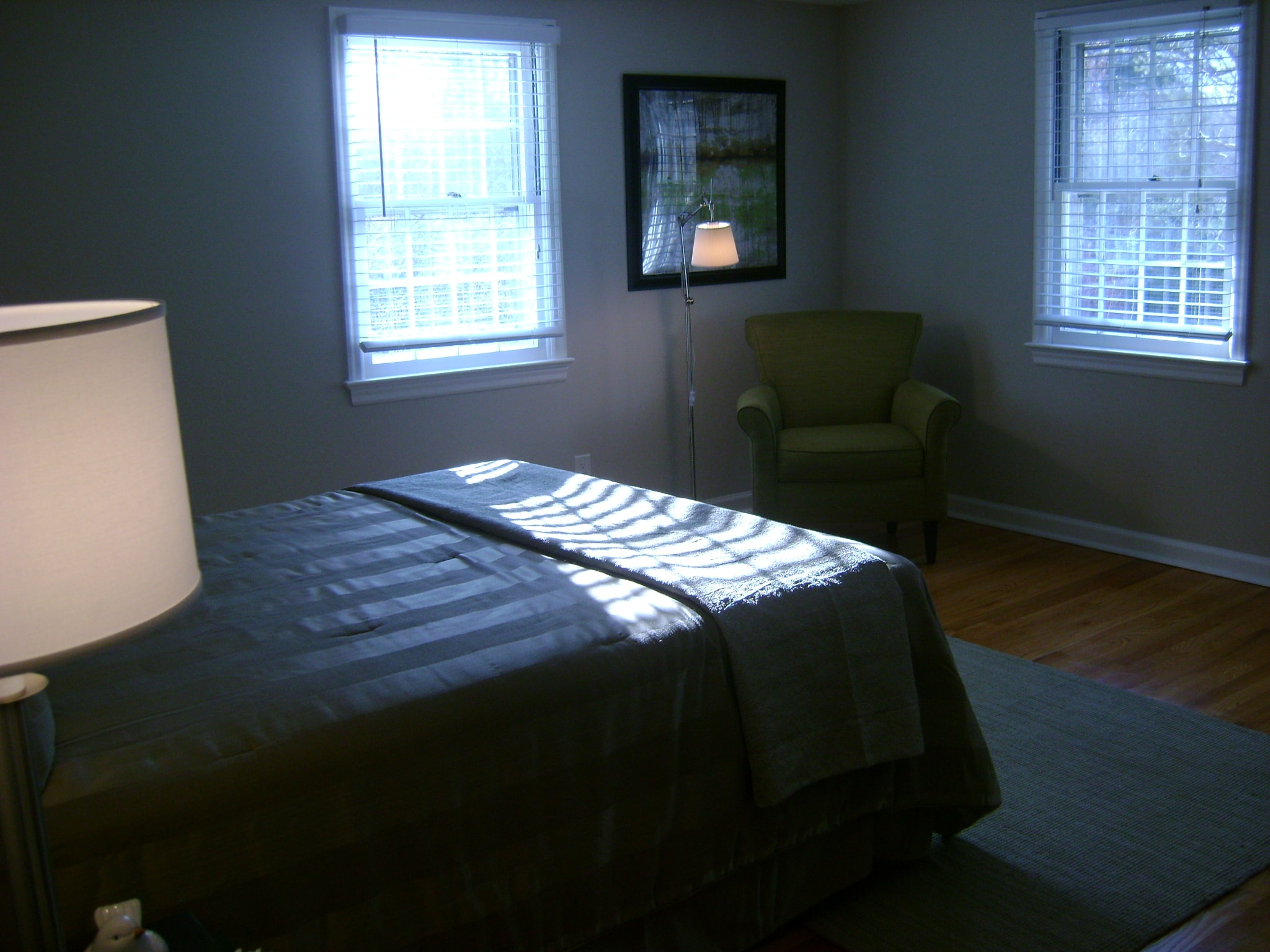 Bedroom with Three Windows - After