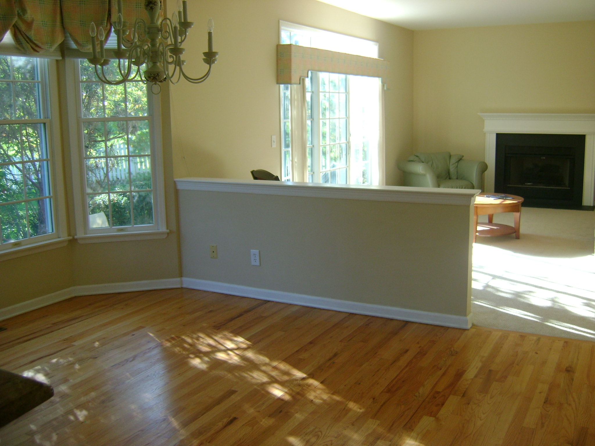 Dining and Sitting Area - Before