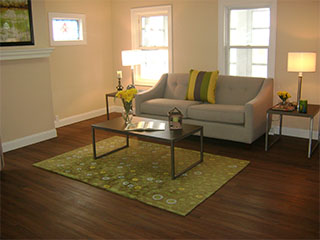 Living Area with Natural Light After