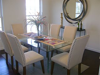 Dining Area with Natural Light After