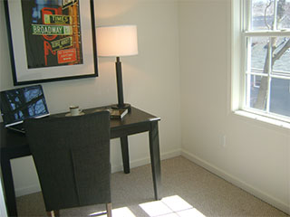 Upstairs Desk Area After