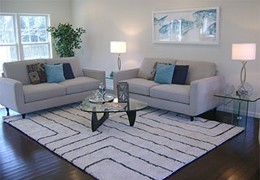 Staged Living Room - Home Staging Services