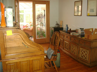 Dining Area with Florida Room - Before