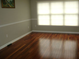 Bedroom with Three Large Windows - Before