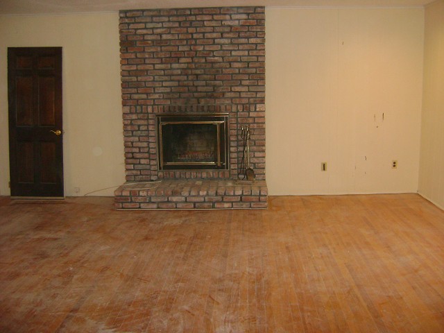 Empty Room with Fireplace