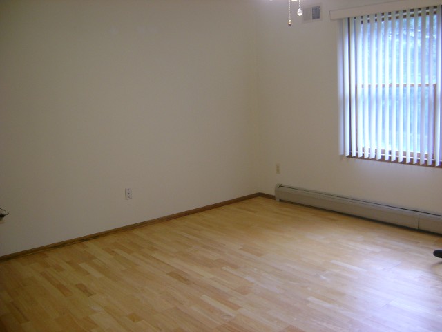 Empty Bedroom with White Wall - Before