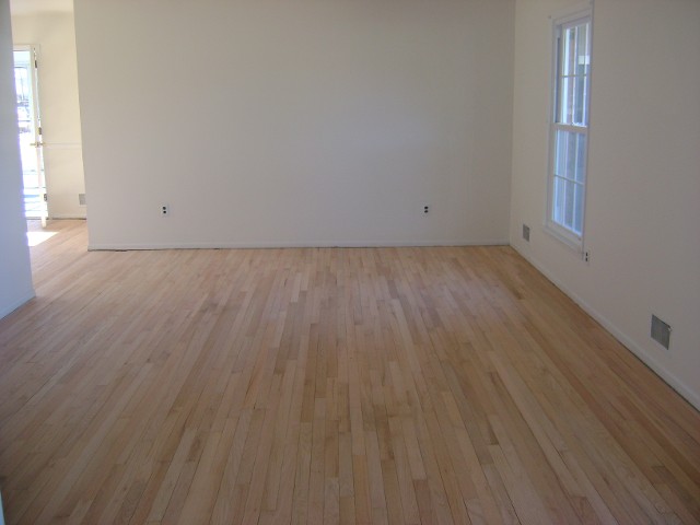 Empty White Living Room -  Before