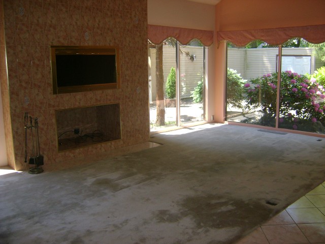 Unfinished Living Room - Before