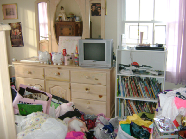 Messy Bedroom - Before